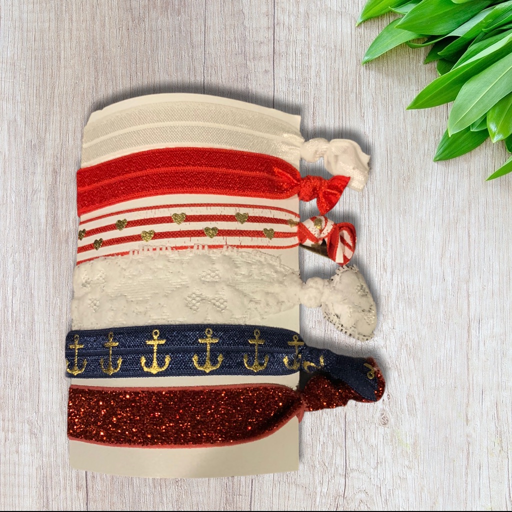 Hair Ties Elastic Ties Multi Pack (6)